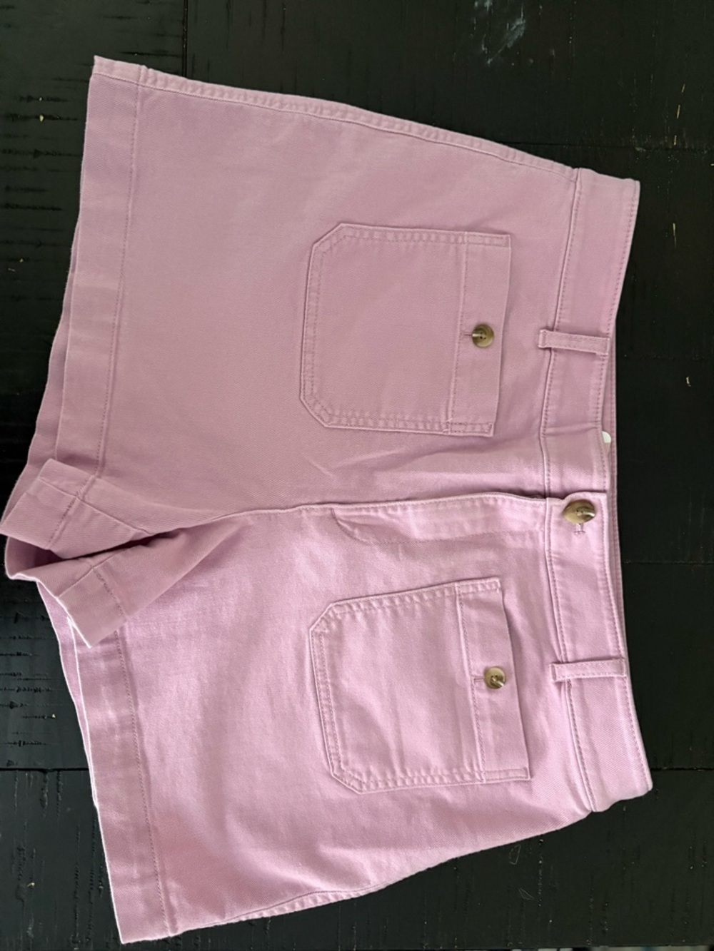 LOFT Palmer Pastel Lavender Pink Denim Shorts